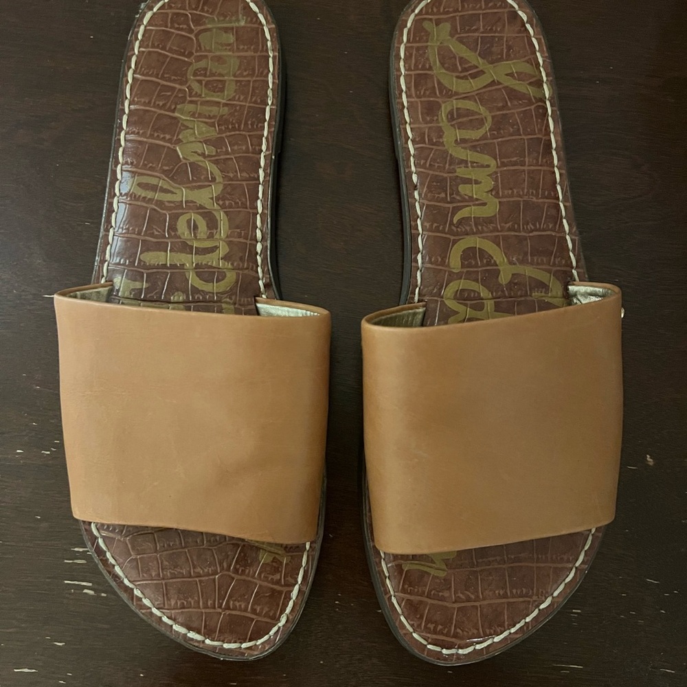 Sam Edelman Brown Slide Sandals